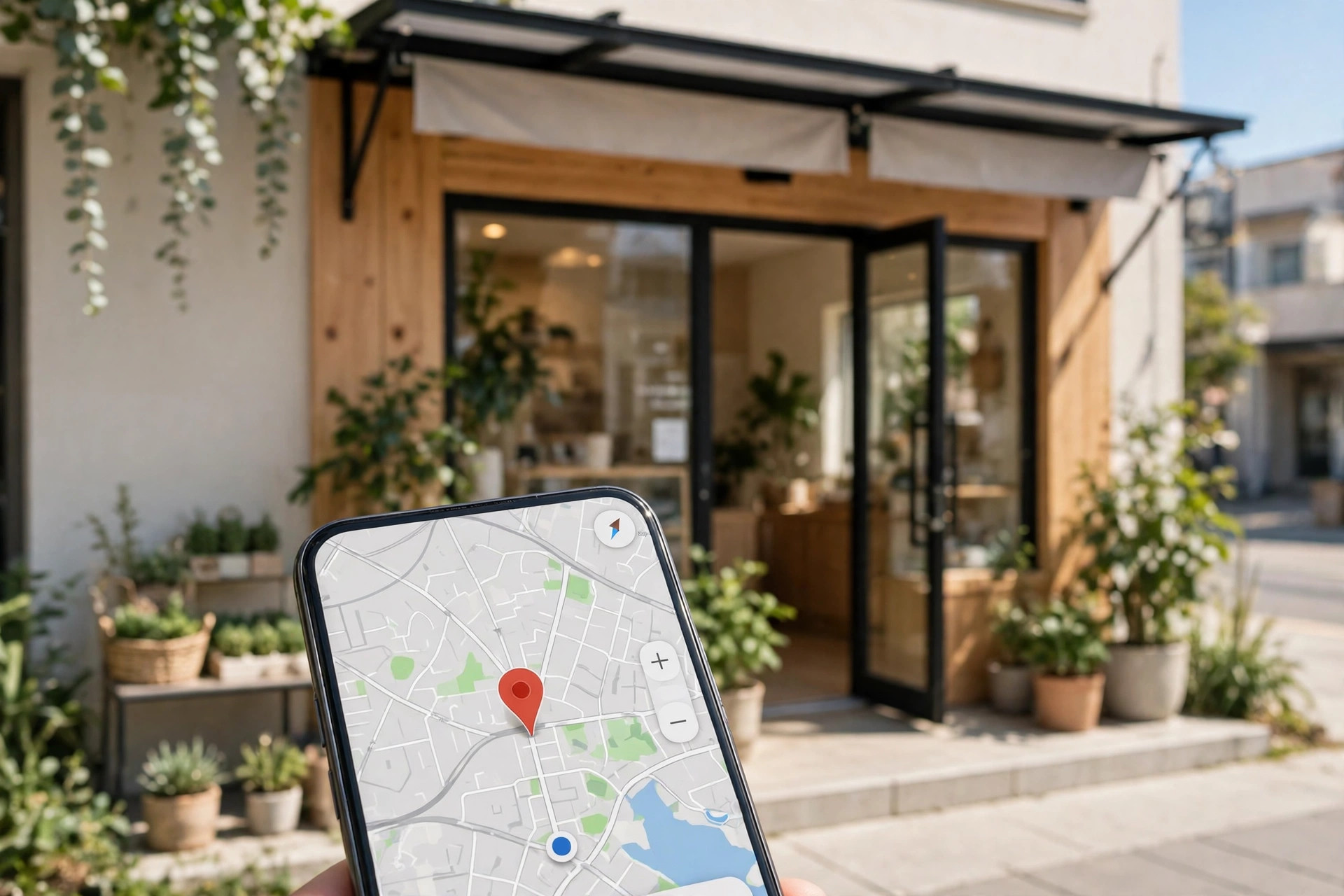 Small business storefront
